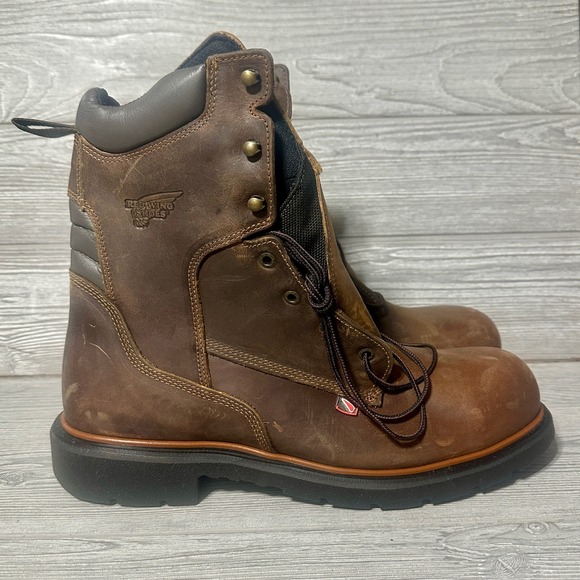 Red Wing Dynaforce 8-Inch Brown Steel Toe Work Boot 2203 Men's 13 B New Read